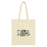 Earth Day Tote Bag, Stop Denying Climate Change Tote, Environmental Tote, Eco Friendly Bag, Activist Tote Bag, Gift For Environmentalist - Tawshia